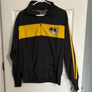 University of Missouri (Mizzou) Black and Yellow Zip-Up Jacket